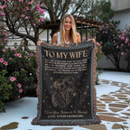 To My Wife - Heirloom Woven Blanket