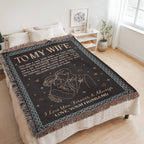 To My Wife - Heirloom Woven Blanket